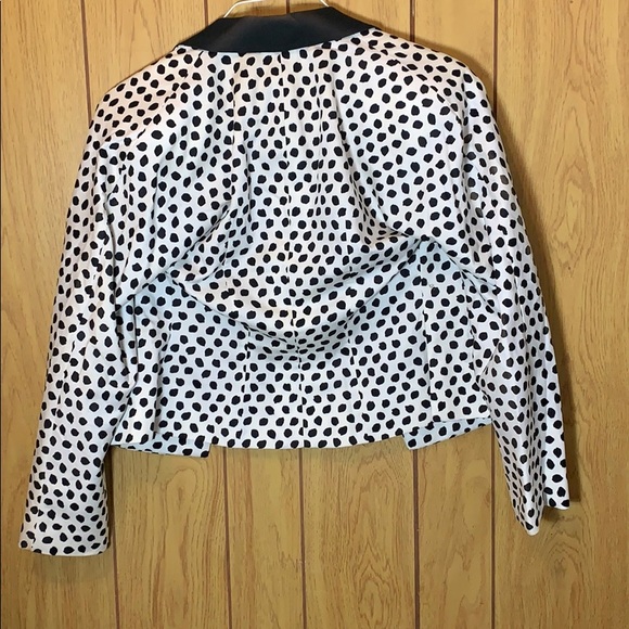 Polka Dot Ilie Wacs Blazer - Size 4 - Vintage - Picture 2 of 4